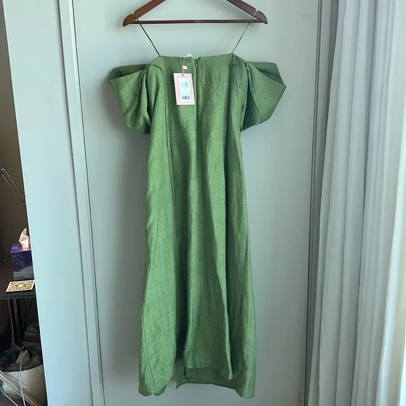 NWT Cult Gaia Muna Dress in Palm - Picture 7 of 7
